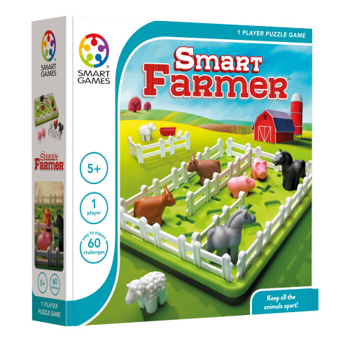 Joc logic SmartGames, Smart Farmer, pentru jucatori de peste 5 ani